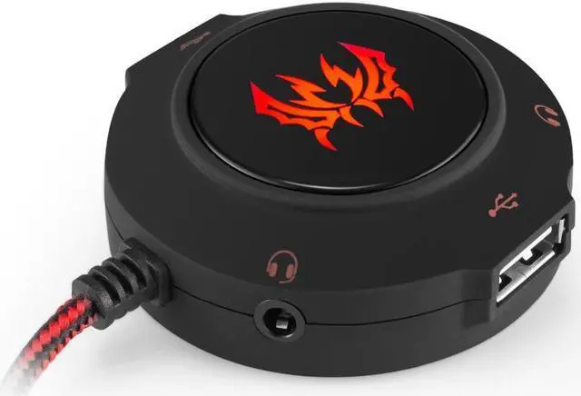 Alt view image 2 of 7 - USB 2.0 Sound Card HUB Stereo Headphones Microphone Adapter 3D Surround Sound External Audio Converter Independent Drive Free 7.1 Sound for PC Laptops PS4