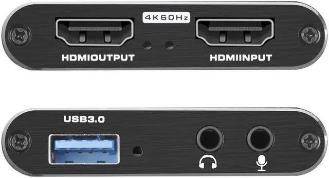 Alt view image 2 of 7 - 4K Audio Video Capture Card, USB 3.0 Video Capture Device with 4K HDMI Local Loop Out, Full HD 1080P 60FPS Video Recorder Grabber for OBS Game Recording, Live Streaming Broadcasting