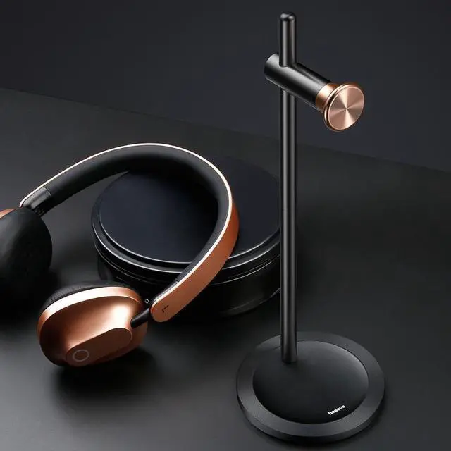 Alt view image 6 of 7 - Universal Headset Hook Holder Support Aluminum Alloy Headphone Stand Adjustable PC Gaming Headset Hanger Mount