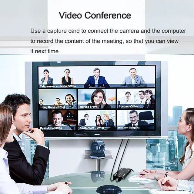 Alt view image 7 of 7 - 4K HDMI Video Capture Card USB3.0 1080p 60Hz Capture Card Screen Dongle Game Streaming Live Broadcasts Video Recording With Video HDMI Loop Out Audio Microphone Input For Linux Mac OS Windows PS4