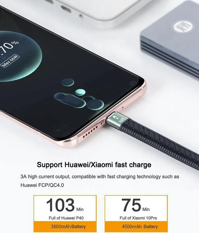Alt view image 5 of 7 - 0.49ft/150mm PD 100W ThunderBolt 3 Cable FPC Type C to C Flexible Circuit Board Data Line Lightning 3 Data Lines 40G ThunderBolt 3 Type-C3.1 eokCXOY