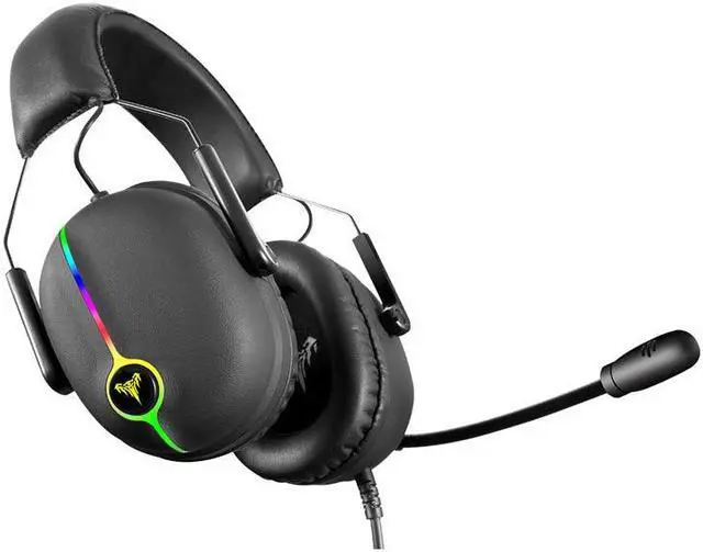 Alt view image 4 of 6 - RGB 7.1 USB Wired Headset Over-Ear Gaming Headphone With Microphone & Noise Cancellation