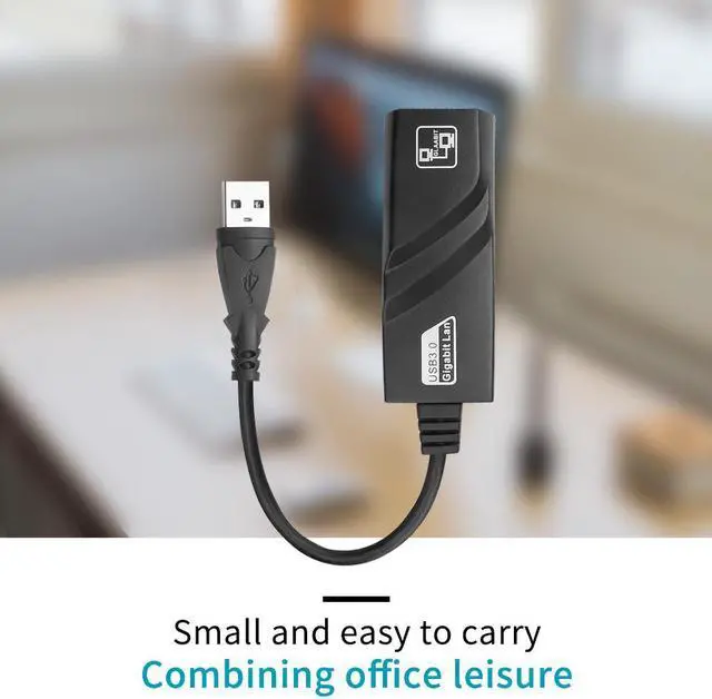 Alt view image 5 of 7 - 1000Mbps USB 3.0 to Gigabit Ethernet Adapter USB to RJ45 Network Card for Windows 10 PC Xiaomi Mi Box 3 S Nintend Switch