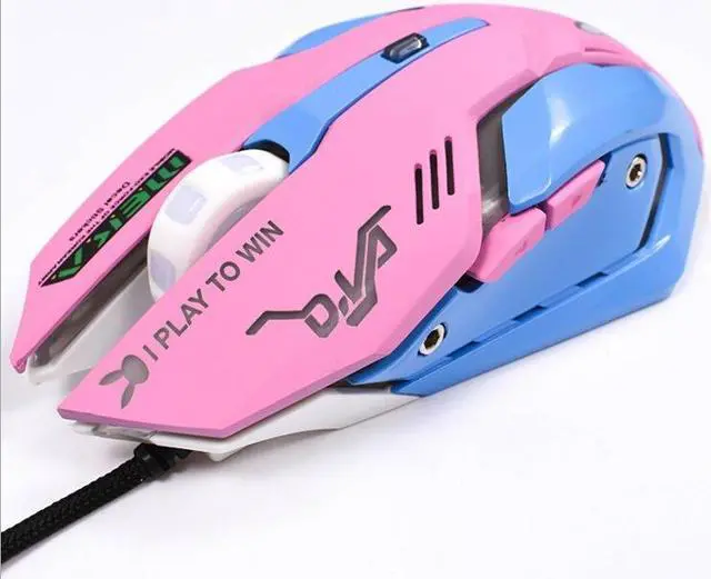 Main image of Wired USB Computer Mouse Colorful 6 Buttons Optical Backlight 2400 DPI Mice Ergonomically Computer Mouse