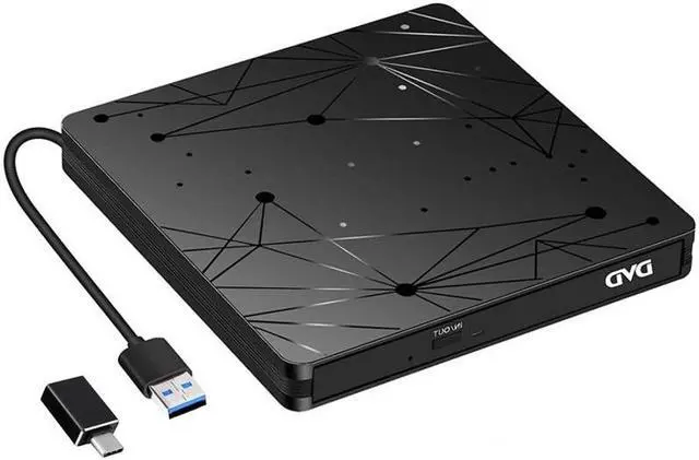 Main image of USB 3.0 External DVD Burner Writer Recorder DVD RW Optical Drive CD/DVD ROM Player MACs OS Windows XP/7/8/10