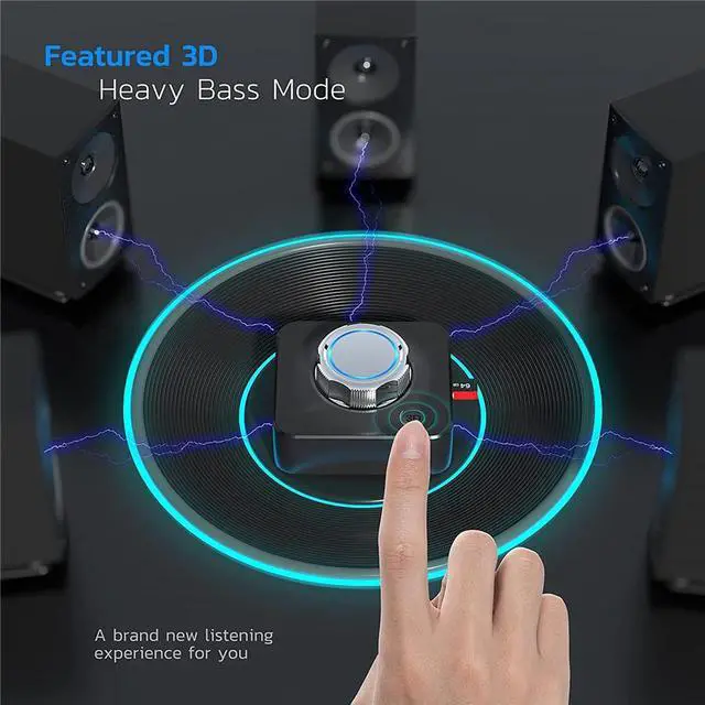 Alt view image 4 of 7 - Bluetooth 5.0 Audio Receiver 3D Stereo Music Wireless Adapter TF Card RCA 3.5mm 3.5 AUX Jack For Car kit Wired Speaker Headphone