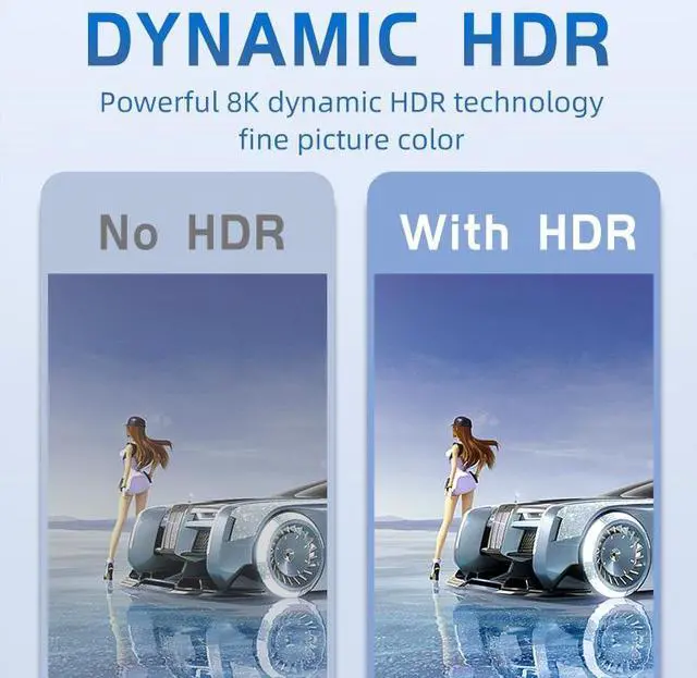 Alt view image 4 of 7 - 8K HDMI2.1 Switch & Splitter 2 In 2 Out Video Switcher 2*2 Video Matrix 8K@60Hz 4K@120Hz Splitter EDID Dynamic HDR Multi Screen