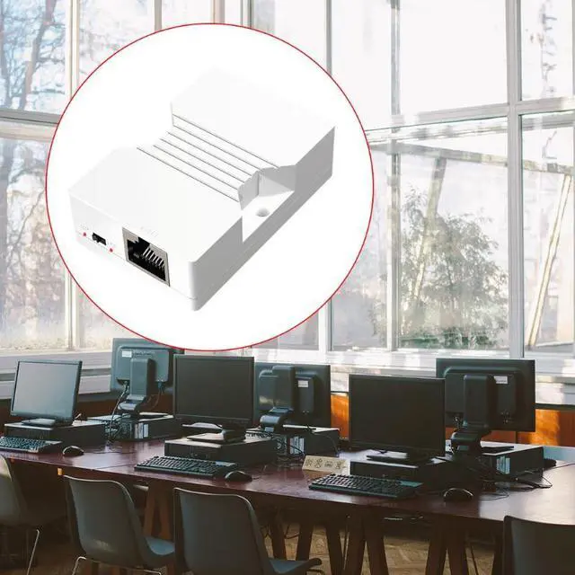Alt view image 5 of 7 - Poe Signal Extender Ethernet data Enhancement Repeater Amplifier for 10M/100M Rj45 Extend (10M/328ft 100M/656ft)