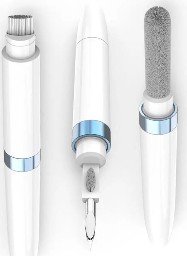 Alt view image 2 of 6 - Wireless Headphones Cleaning Pen Brush Portable Cleaner Brush Tools Headset Keyboard Tablets TWS Earbud Cleaning