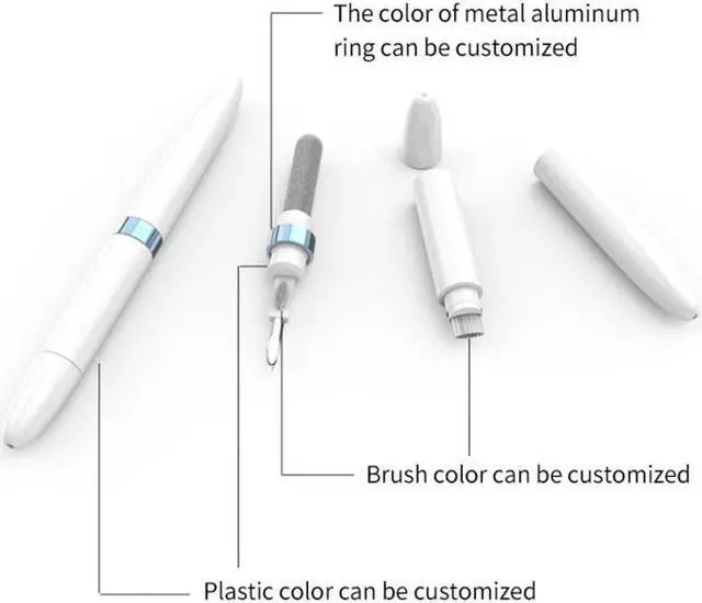 Alt view image 6 of 6 - Wireless Headphones Cleaning Pen Brush Portable Cleaner Brush Tools Headset Keyboard Tablets TWS Earbud Cleaning