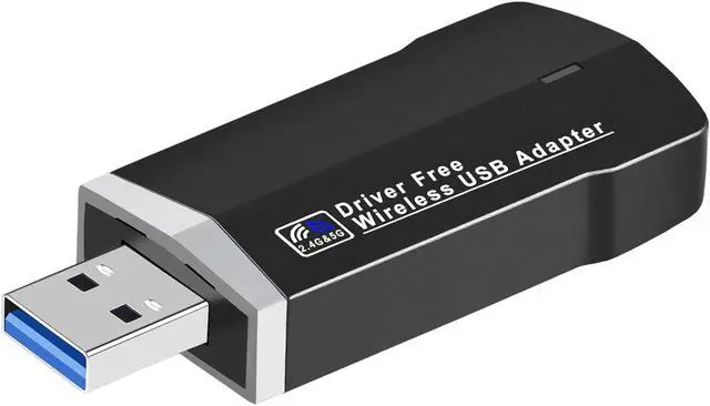 Main image of USB3.0 Dual Frequency USB Gigabit Wireless Network Card 2.4G/5.8G Dual Band Driver-free AC1300M WiFi Network Card