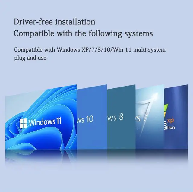 Alt view image 7 of 7 - USB3.0 Dual Frequency USB Gigabit Wireless Network Card 2.4G/5.8G Dual Band Driver-free AC1300M WiFi Network Card