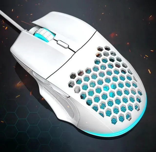 Alt view image 3 of 5 - RGB USB Wired Gaming Mouse 3200 DPI Mouse Ergonomic Lightweight Mice For Computer Laptop PC