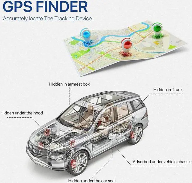 Alt view image 7 of 7 - Wireless RF Signal Detector Bug GSM GPS Tracker Mini Camera Finder Camera Infrared Scanning AI Standby Automatic Detection (Updated version)