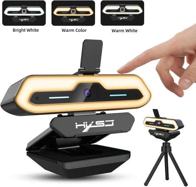 Alt view image 2 of 7 - 1080P HD Auto Focus Camera 200W Pixel Webcam with Night Vision Fill light Built-in Microphone eokCXOY