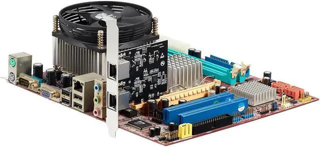 Alt view image 3 of 5 - PCIE x1 2 Port Gigabit Network Card 10/100/1000M Server Desktop RJ45 Interface Network Expansion Card - RTL8111H Chip