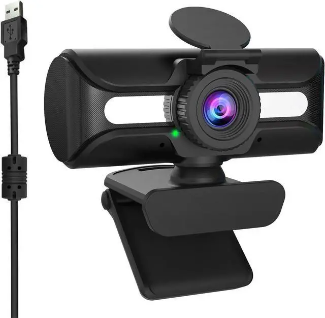 Main image of Web Cam 1080P HD Webcam 360 Degree Rotating Camera Video Call And Recording with Noise Reduction Microphone for PC (Manual focus) 8iop