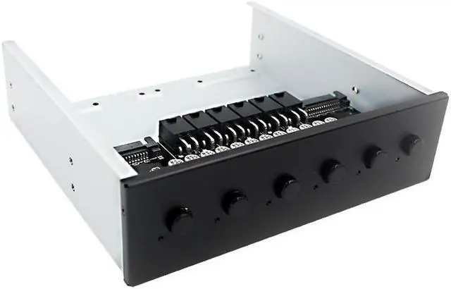 Main image of Desktop Computer Front Panel 6 Hard Disk Control System 6 SATA 15Pin Hard Disk Power Control RAID Hard Disk Management System for 2.5" 3.5" 5.25" HDD SSD Power Switch