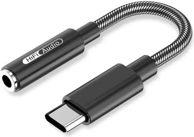 Alt view image 3 of 7 - 2 Pack USB Type C to 3.5mm Female Headphone Jack Adapter USB C to Aux Audio Dongle Cable Cord Realtek ALC5686 Chip
