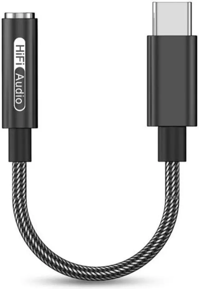Alt view image 4 of 7 - 2 Pack USB Type C to 3.5mm Female Headphone Jack Adapter USB C to Aux Audio Dongle Cable Cord Realtek ALC5686 Chip