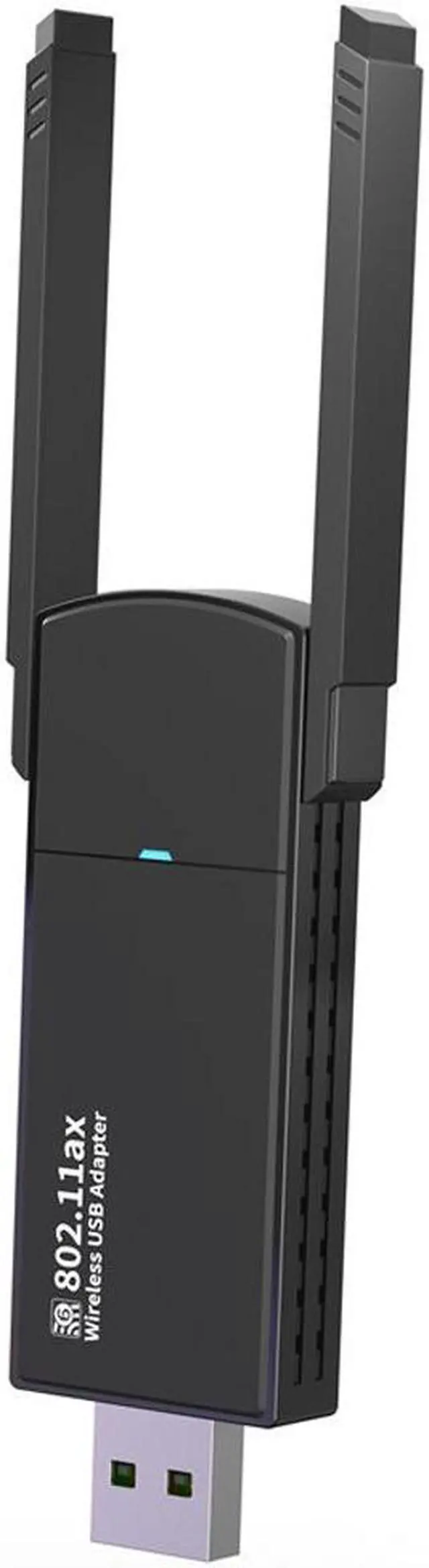Alt view image 2 of 7 - AX1800 WiFi6 Dual Band Wireless Network Card Driver-free Wireless WiFi Receiver Computer External USB Network Card 5.8GHz +2.4G RTL8832 Chip Support Windows 10/11 Only
