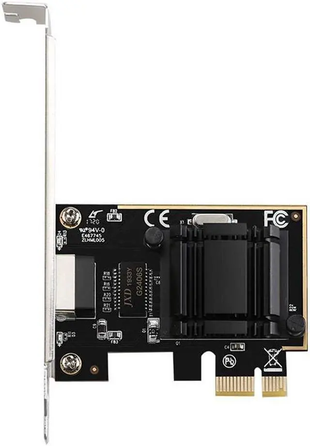 Alt view image 2 of 7 - PCI Express Gigabit Ethernet Card RJ-45 Lan PCI-E Network Card Intel I211AT Chipset 10/100/1000Mbps NIC