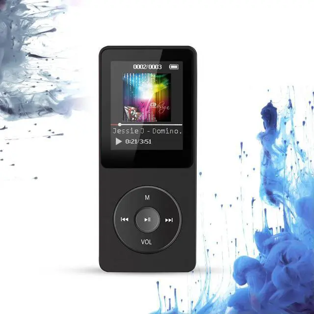 Alt view image 2 of 7 - Mp3 Player with Bluetooth 4.0 64GB HD Video MP3 MP4 Music Player with Speaker Portable HiFi Sound with FM Radio, Voice Recorder, E-Book for Student Walkman