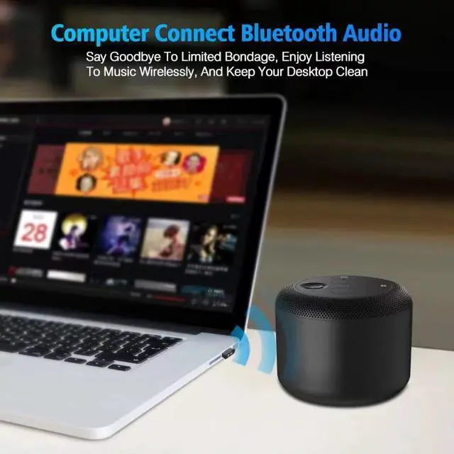 Alt view image 2 of 7 - New Drive Free USB Bluetooth 5.3 Adapter Computer Bluetooth Transmitter Receiver Bluetooth Audio Reception