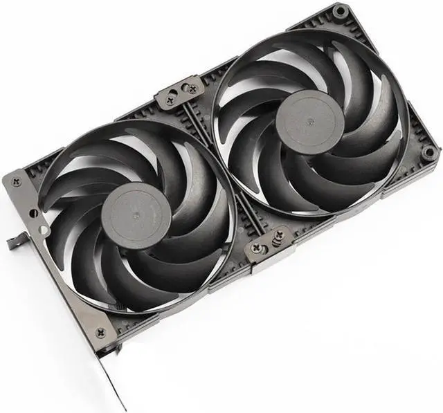 Alt view image 3 of 7 - 9cm/12cm Fan Buckle Video Card Cooler Fan Accessories Fan Bracket PCI Lot Cooling Rack Desktop Computer Auxiliary Radiator Retrofit Cooling Rack