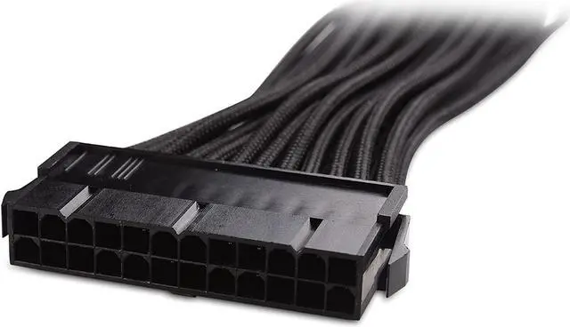 Alt view image 3 of 6 - 12 Inches ATX 24 Pin Motherboard Cable ATX to Motherboard Extension Cable Extend ATX 24-Pin Power Supply Cable