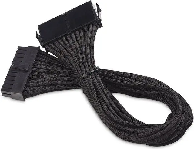 Alt view image 5 of 6 - 12 Inches ATX 24 Pin Motherboard Cable ATX to Motherboard Extension Cable Extend ATX 24-Pin Power Supply Cable