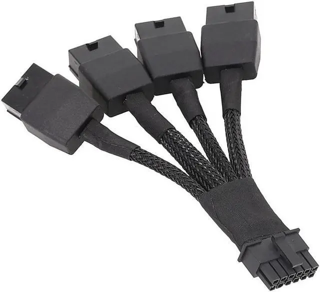 Alt view image 3 of 6 - 5.0 Series 4x8 Pin to 16Pin 12+4Pin 4x8pin PCIE Video Graphics Card Power Supply Adapter Cable RTX4090 RTX4080 12VHPWR to 4x8pin