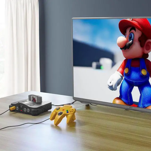 Alt view image 5 of 5 - HD N64 to HDMI Converter Console Adapter for Nintendo N64/GameCube/SNES Plug and Play