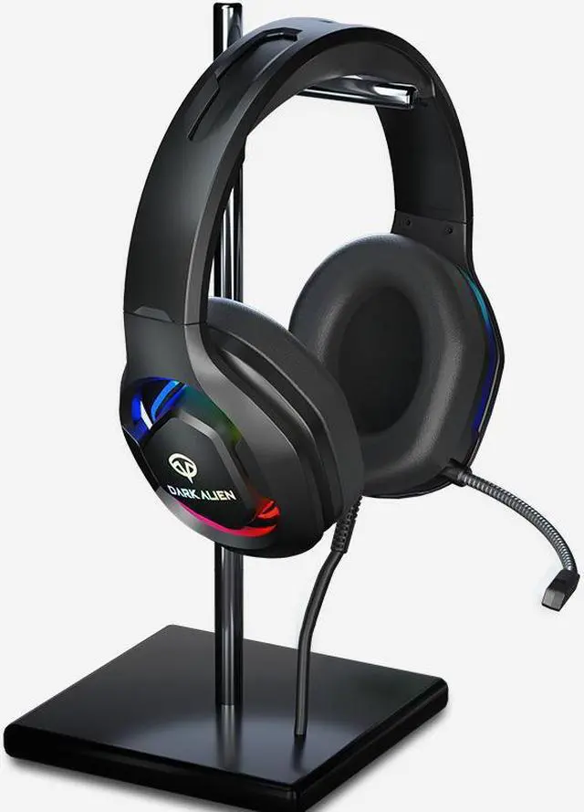 Alt view image 2 of 7 - Noise Cancelling 7.1 Sound USB Wired Headphones Subwoofer Microphone RGB Gaming Headset Head-Mounted Suitable for Computer Notebook Playstation
