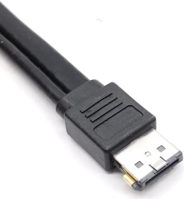 Alt view image 2 of 5 - 1Pc Power Esata USB 2.0 5V 12V Combo to 2.5'' 3.5'' 22Pin Sata HDD Adapter Cable