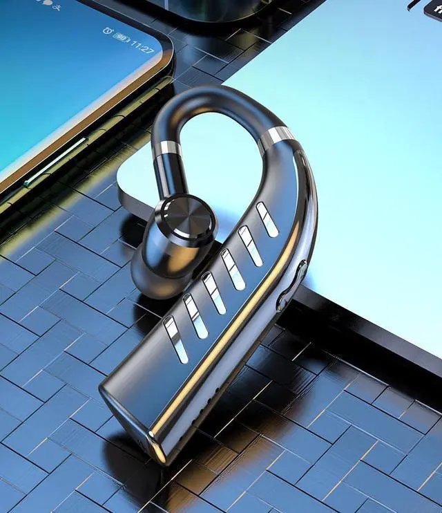Alt view image 2 of 7 - Ear Hook Bluetooth Earphone Wireless Bluetooth 5.3 Business Earbud Single Earphone With Microphone 36 Hours for Driving Meeting