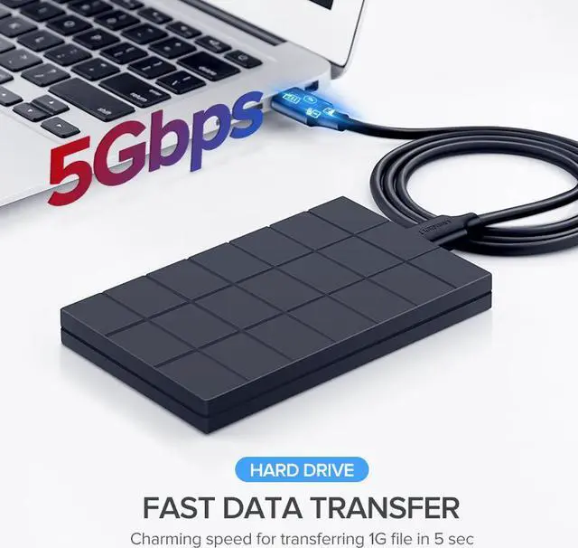 Alt view image 3 of 7 - 3.28ft/6.56ft USB Extension Cable USB to USB Cable Type A Male to Male USB 3.0 Extension Cable for Radiator Hard Disk Webcom USB 3.0 Cable Extender