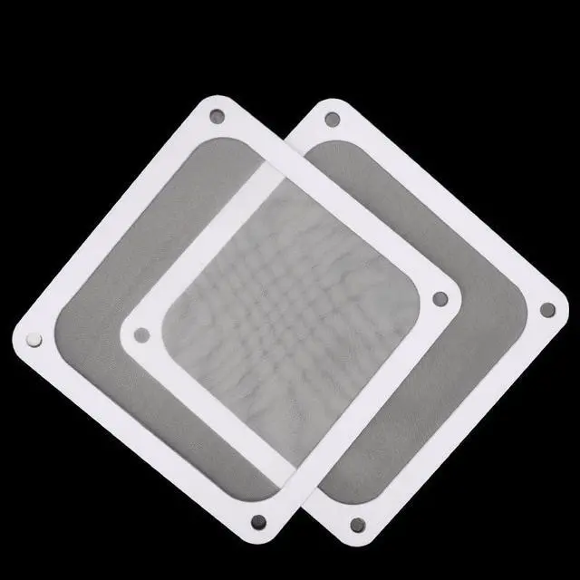 Main image of Magnetic Frame Mesh Dust Filter PC Cooler Fan Filter with Magnet Dustproof Computer Case Cover Net - 120mm White