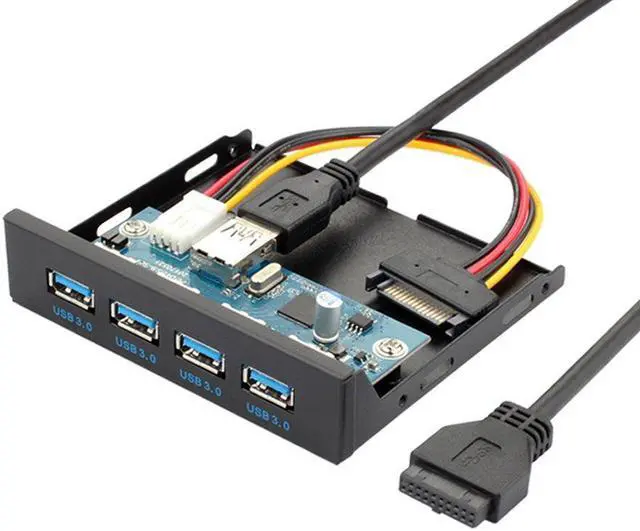 Alt view image 4 of 4 - Front Panel USB Hub with 4 USB 3.0 Port (Front Panel)