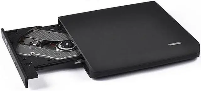 Alt view image 2 of 7 - Frosted External CD DVD Burner , USB 2.0 External Optical Drive , CD-ROM DVD-ROM Player for Laptop PC