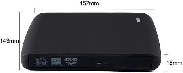 Alt view image 4 of 7 - Frosted External CD DVD Burner , USB 2.0 External Optical Drive , CD-ROM DVD-ROM Player for Laptop PC