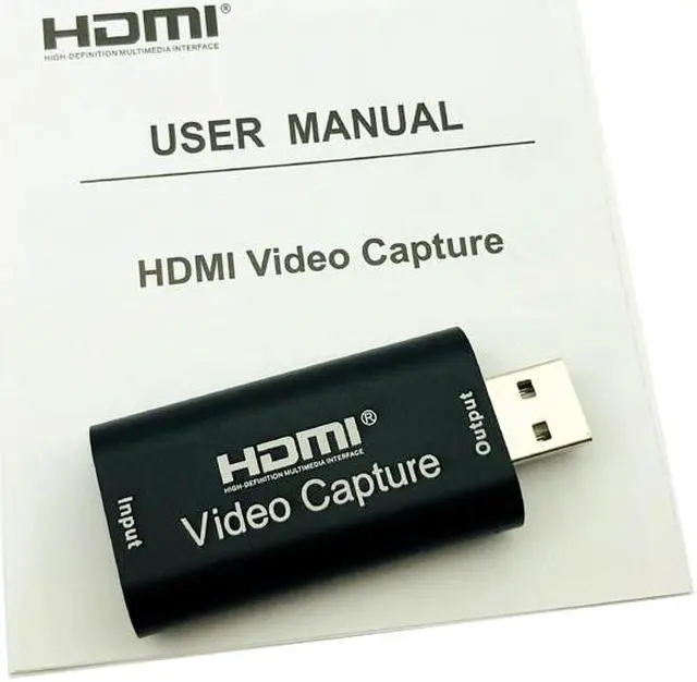 Alt view image 7 of 7 - HDMI Video Capture Card, Aluminum HDMI to USB 1080p Audio Video Capture Card, Full HD Recording, Connect DSLR, Camcorder, or Action Cam to PC or Mac for High Definition Acquisition, Live Broadcasting
