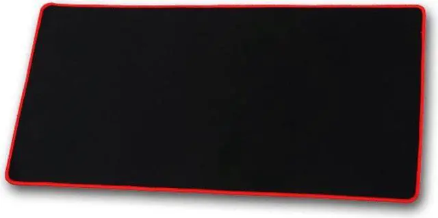 Alt view image 2 of 7 - Gaming Mouse Pad Large Size (600x300x2mm) Extended Mouse Mat Water-Resistant Mouse Pads with Non-Slip Rubber Base for Keyboard and Mouse, Black+Red Edge