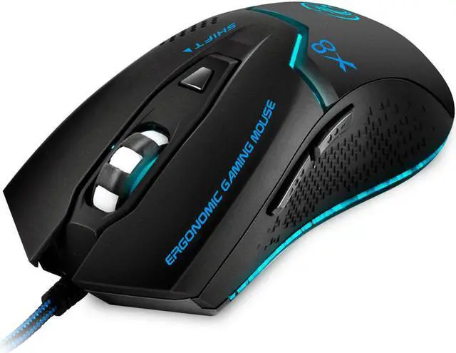 Alt view image 3 of 7 - Wired Gaming mouse Professional Game Mouse 3200dpi USB Optical 6 Buttons eokCXOY