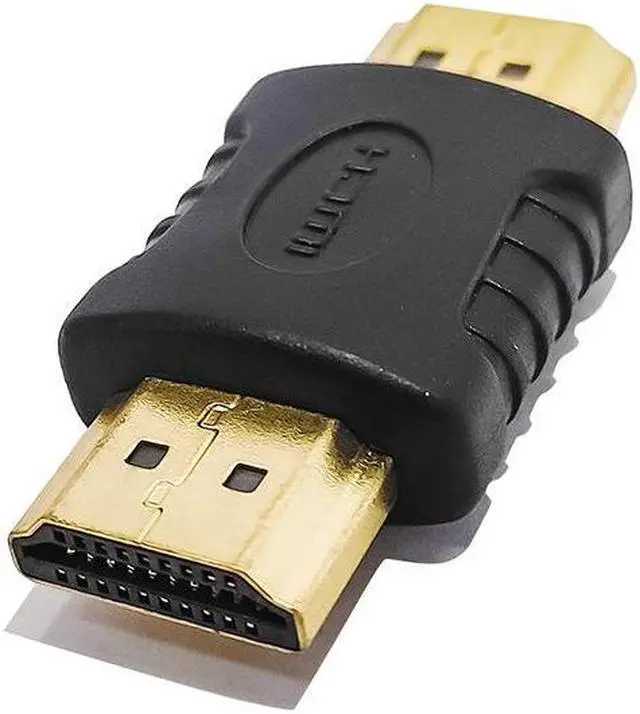 Alt view image 4 of 7 - HDMI Male to Male Adapter,SinLoon 19 Pin HDMI Male Type A to HDMI Male Type A M/M Extender Adapter Converter Coupler Connector for HDTV(5-Pack,Gold Plated)