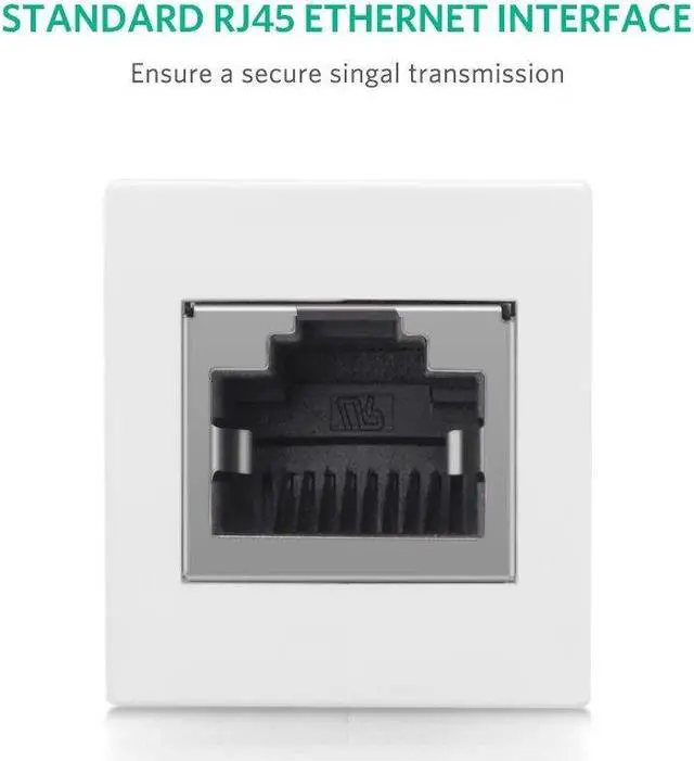 Alt view image 5 of 7 - Highwings Female to Female Network LAN Connector Adapter Coupler Extender RJ45 Ethernet Cable Extension Converter for Cat7 Cat6 Cat5e(White)