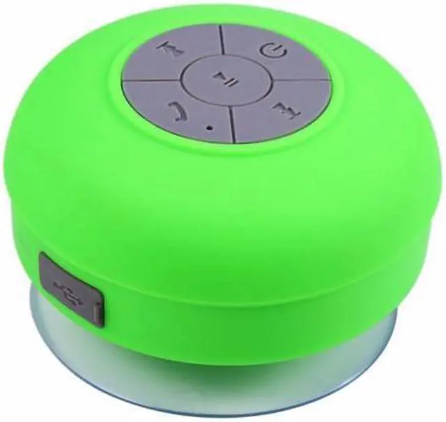Main image of Portable Bluetooth Shower Speaker - IPX4 Waterproof - Super Strong Suction Cup - Built In Mic For Hands free Calling - 6-Hour Music Playtime - Water Resistant Rubber