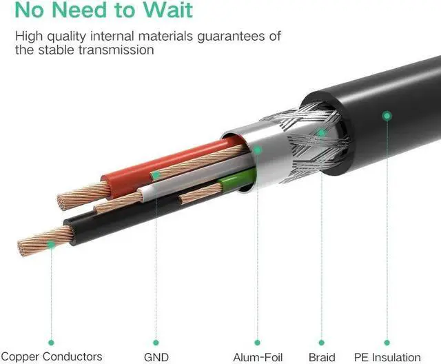 Alt view image 3 of 7 - USB Printer Cable USB 2.0 Type A Male to B Male Scanner Cord High Speed Computer Printer Cable for Brother, HP, Canon, Lexmark, Epson, Dell, Xerox, Samsung etc (9.8 Feet)