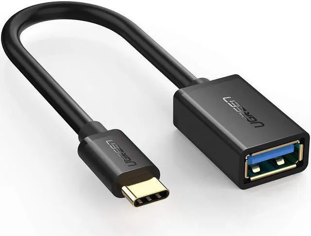 Main image of USB C to USB Adapter, Type C Male to USB A Female Adapter OTG Cable Compatible MacBook Pro 2018/2017, Dell XPS 15/13, Samsung Galaxy S9 S8 Plus Note 9 Note 8 Pixel 2 etc