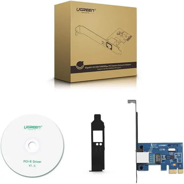 Alt view image 6 of 6 - PCI Express PCI-E Network Card 1000Mbps Gigabit Ethernet 10/100/1000Mbps RJ-45 LAN Adapter Converter Network Controller